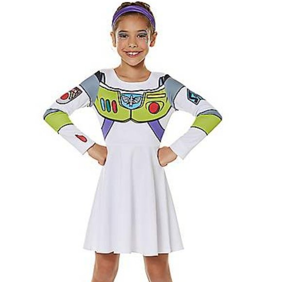 Disney Pixar Toy Story Buzz Lightyear Child Dress - Picture 4 of 6
